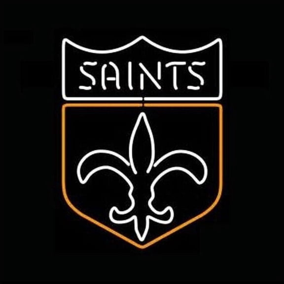 Queen Sense 10" Vivid For New Orleans's Sports Team Saints LED Sign Neon Sign Light Lamp Durable Super Bright STSZLED497