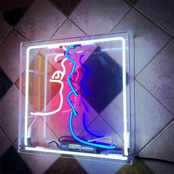 Queen Sense 12"x12" Custom Kiss Love Neon Sign Man Cave Beer Pub Bar Artwork Handmade Wall Decor Gift Neon Light 114KLAB