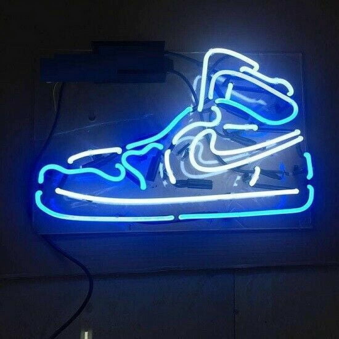 NIKE sport shoesライトサイン 看板 点灯確認済 傷割れ有 Sneaker Neon Signs for Home Decor
