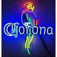 thumbnail image 1 of Queen Sense 14" Coronas Parrot Neon Sign Acrylic Man Cave Handmade Neon Light 114CPA2, 1 of 4