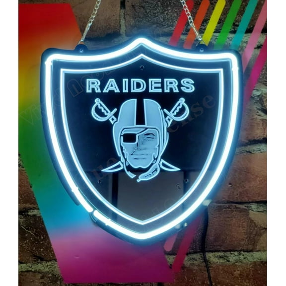 Queen Sense 14" Custom For Las Vegas's Sports League Raiders 3D Carved Neon Sign Acrylic Man Cave Wall Decor Handmade Artwork Beer Pub Bar Party Gift Neon Light W114LVRL3D