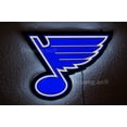 thumbnail image 1 of Queen Sense 14" For St. Louis's Sports Team Blues 2D LED Sign Light Vivid Printing Tech Design Beer Bar Pub Decor Lamp 114SLBLLED2D, 1 of 2