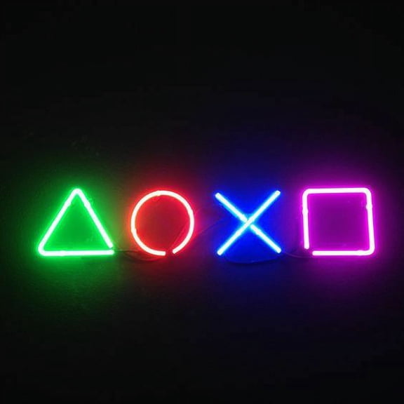 Queen Sense 14" Maths Geometry Neon Sign Acrylic Man Cave Handmade Neon Light 114MGA