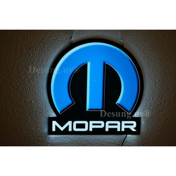 Queen Sense 14" Mopars 3D LED Sign Light Vivid Printing Tech Design Beer Bar Pub Decor Lamp 114MOPARLED3D
