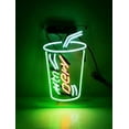 thumbnail image 1 of Queen Sense 14" Mountain Dews Drink Neon Sign Acrylic Man Cave Handmade Neon Light 114MDDA, 1 of 4