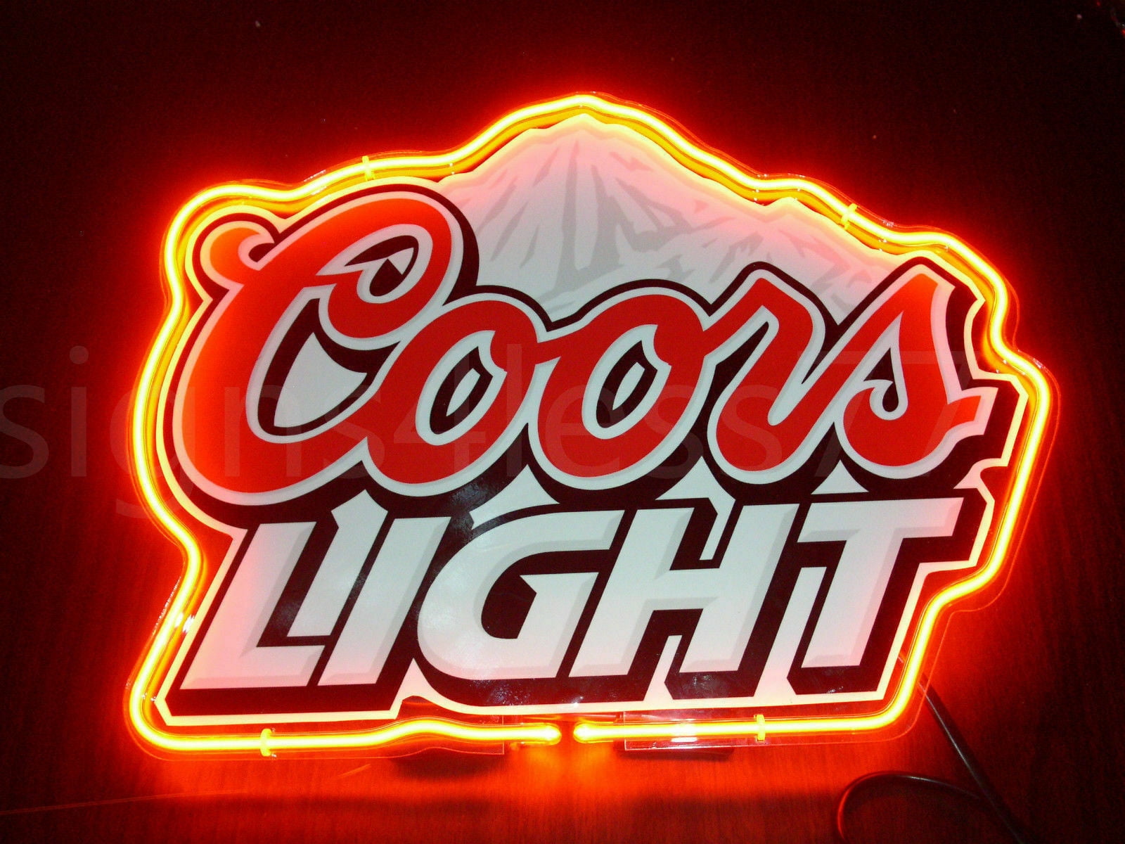 Neon Coors Light Sign