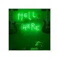 thumbnail image 1 of Queen Sense 14"x10" Hello There Hell Here LED Sign Light Wall Decor Party Night Lights Flex Neon Signs WFL103, 1 of 4