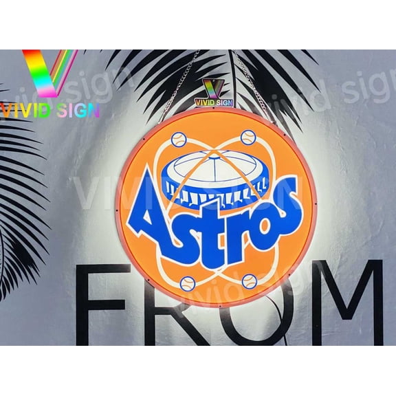 Queen Sense 16" For Houstons Sprots Team Astros 3D LED Sign Light Vivid Printing Tech Design Pub Beer Bar Decor Lamp 116HATLV4LED3D
