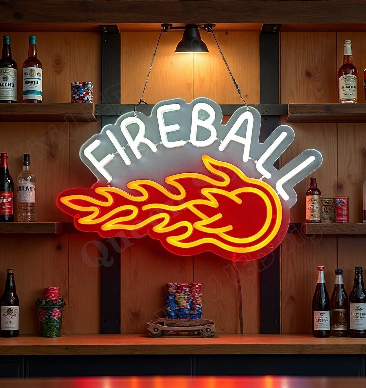 Fireball Led Sign Queen Sense 16