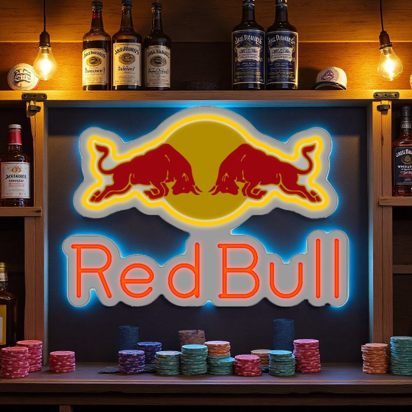 Red Bull Sign Wall Decor and Art