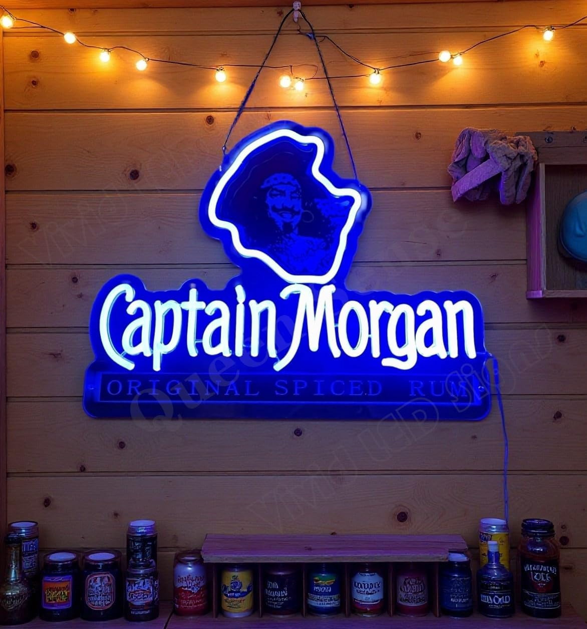 Captain Morgan Signs for Home Bar Decor