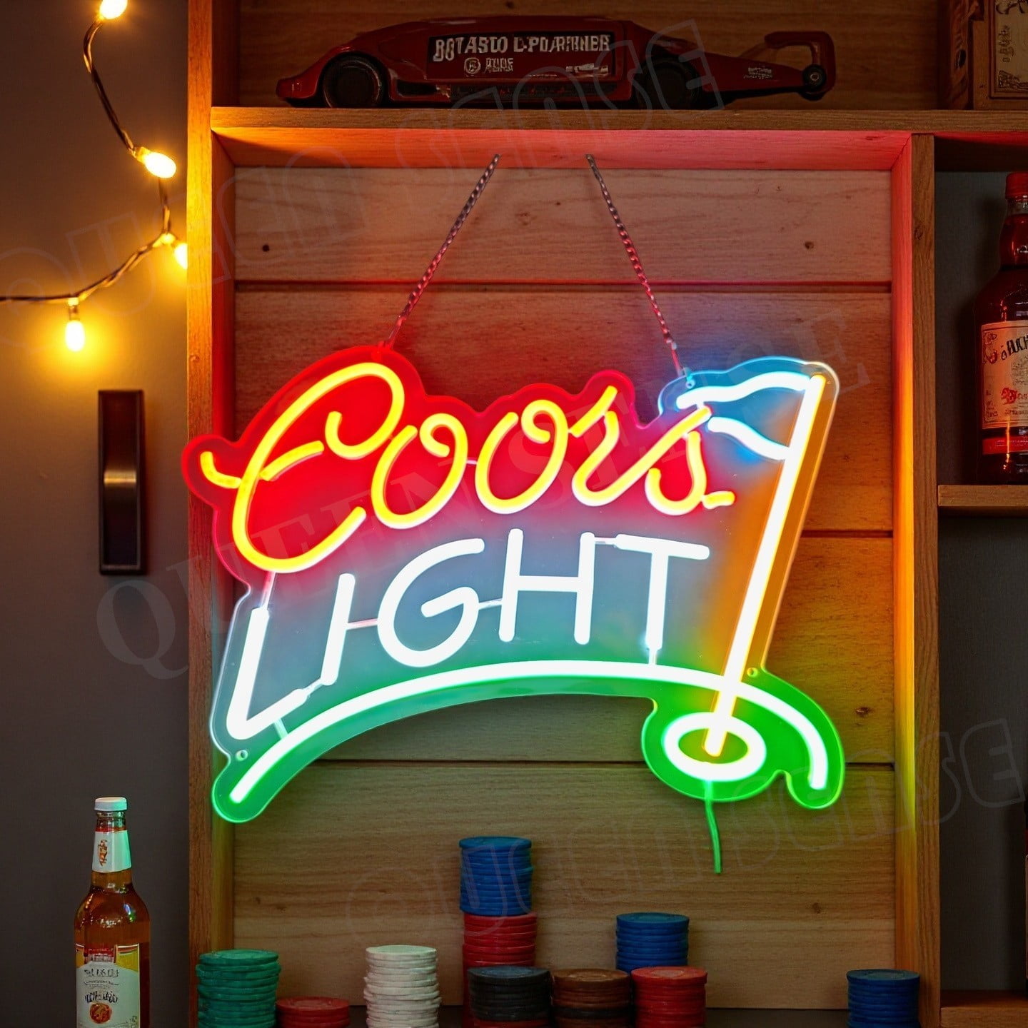 Neon Coors Light Sign