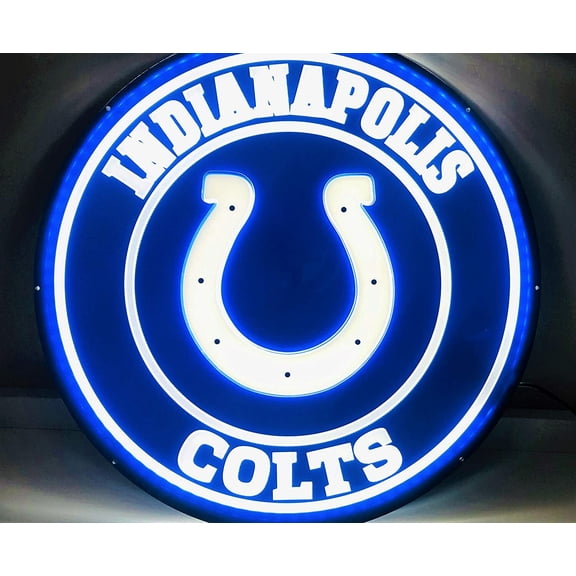 Queen Sense 16"x16" Custom For Indianapolis's Sports League Colts 3D LED Sign Light Vivid Printing Tech Design Beer Bar Pub Decor Wall Decor Party Gift Artwork Lamp 116IPCLV4-LED3D