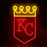 Queen Sense 16x9 Kansas Citys Sports League Royals LED Neon Sign for Wall Decor Dimmable USB Powered LED Light W116KCRLV2-5VLED