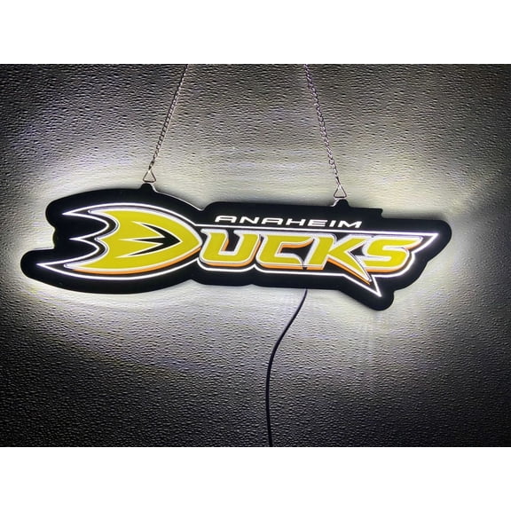 Queen Sense 17" For Anaheims Sports Team Ducks 3D LED Sign Light Vivid Printing Tech Design Beer Bar Pub Decor Lamp 117ADLV2LED3D
