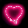 thumbnail image 1 of Queen Sense 17" Make My Heart Melted Neon Sign Acrylic Man Cave Handmade Neon Light 118HMPA2, 1 of 1