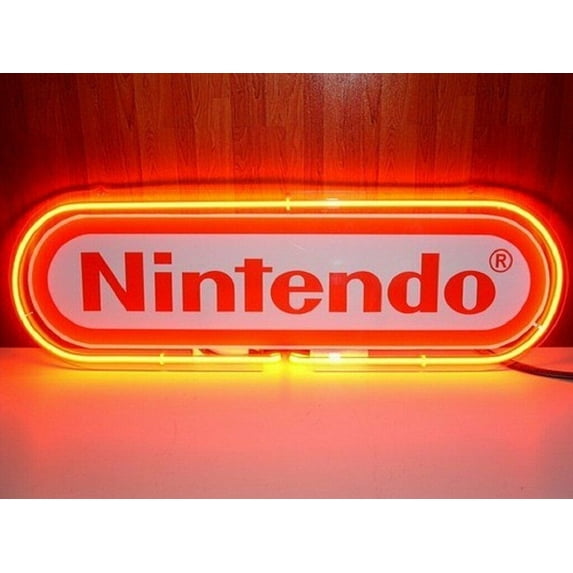 Queen Sense 17" Nintendos 3D Carved Neon Sign Man Cave Pub Bar Wall Decor Artwork Handmade Neon Light 117NAB