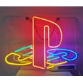 thumbnail image 1 of Queen Sense 17" Sonys Playstations Neon Sign With Dimmer Acrylic Man Cave Handmade Neon Light 117SPSV2ADim, 1 of 4