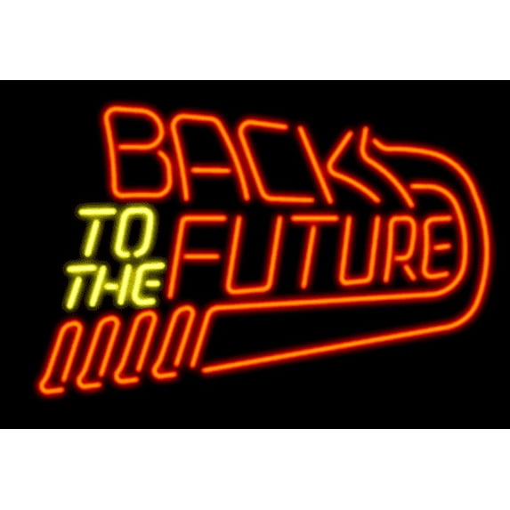 Queen Sense 17"x14" Back To The Future Neon Sign Man Cave Handmade Neon Light 117BTTF