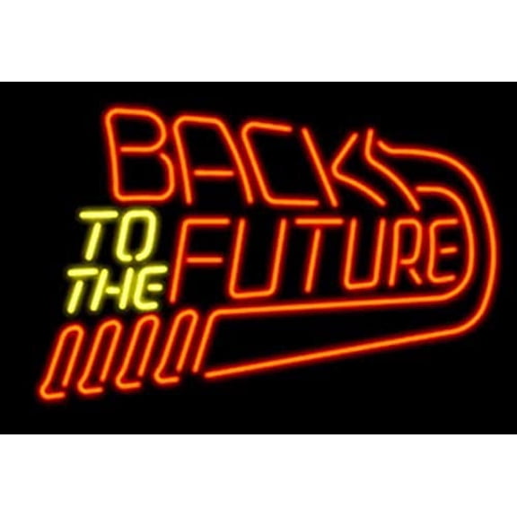 Queen Sense 17"x14" Custom Back To The Future Neon Sign Man Cave Beer Pub Bar Artwork Handmade Wall Decor Gift Neon Light 117BTTF
