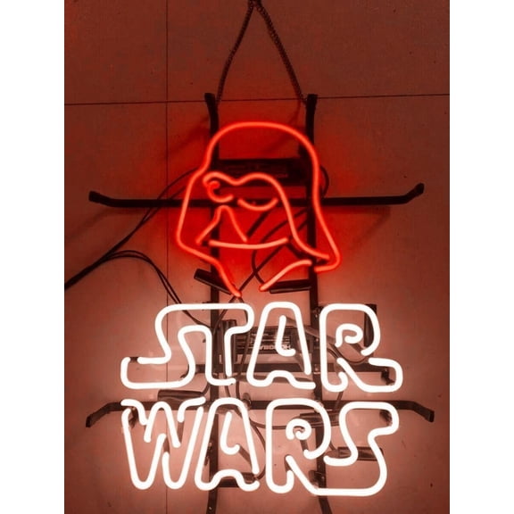 Queen Sense 17"x14" Custom Star War Darths Vader Neon Sign Man Cave Beer Pub Bar Artwork Handmade Wall Decor Gift Neon Light 117SWLRH