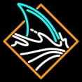 thumbnail image 1 of Queen Sense 17"x14" For San Joses Sports Team Sharks Neon Sign Man Cave Handmade Neon Light 117SJSLV3, 1 of 4