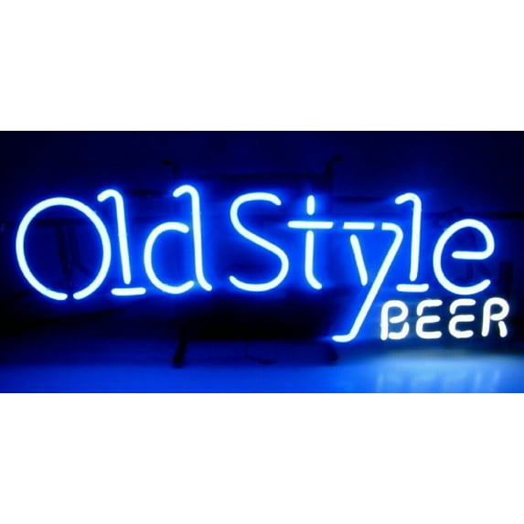 Queen Sense 17"x14" Old Styles Beer Neon Sign Man Cave Handmade Neon Light 117OSBS