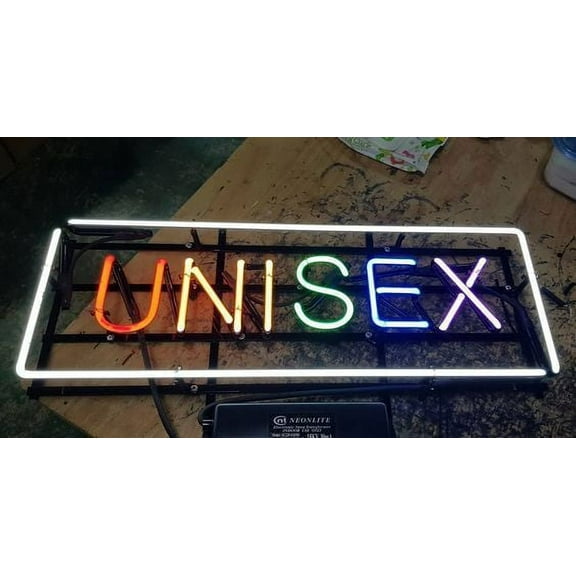 Queen Sense 17"x14" Unisex Rectangle Neon Sign Man Cave Handmade Neon Light 117URS