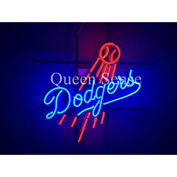 Queen Sense 17"x17" For Los Angeles's Sports Team Dodgers Neon Sign HD Vivid Printing Handmade Artwork Neon Light 120LADLVVD
