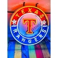 thumbnail image 1 of Queen Sense 17"x17" For Texas's Sports Team Rangers Neon Sign HD Vivid Printing Handmade Artwork Neon Light 120TRTLVVD, 1 of 2