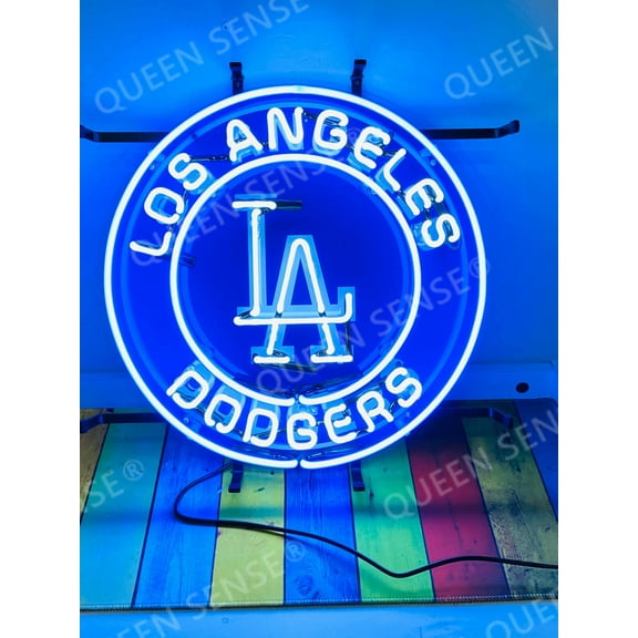 Queen Sense 17"x17" Los Angeles Sports Team Dodger Neon Sign HD Vivid Printing Handmade Artwork Neon Light 120LADLV2VVD