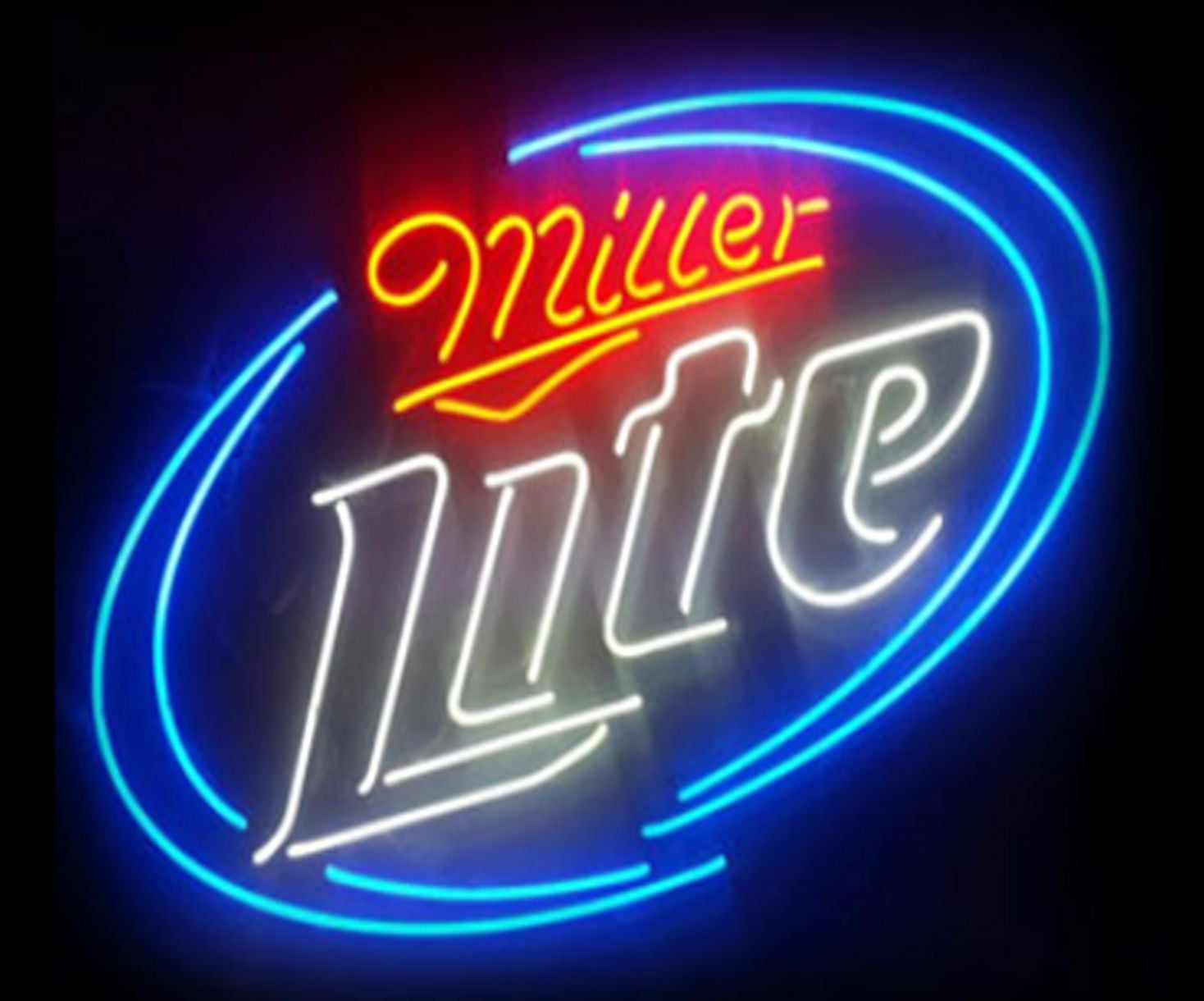 Miller lite 2024 neon light