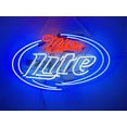 thumbnail image 1 of Queen Sense 20" Miller Lite Beer Neon Sign Acrylic Man Cave Handmade Neon Light 120MLLA2, 1 of 1
