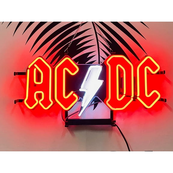 Queen Sense 20"x10" ACDC AC DC Neon Sign HD Vivid Printing Handmade Artwork Neon Light 120ACDCVVD