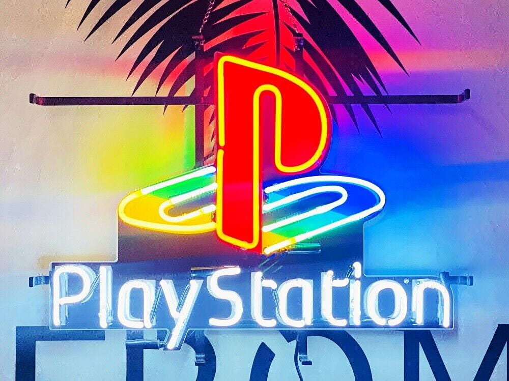 Queen Sense 20"x15" Sonys Playstations Neon Sign HD Vivid Printing Handmade Artwork Neon Light 120SPSVVD