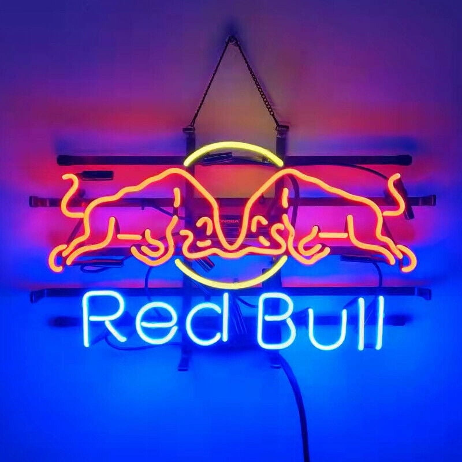 Red BuII レッドブル LED ネオンサイン ネオン看板 RedBull LEDネオンサイン ネオン看板 3色 USB電源 調光調整付