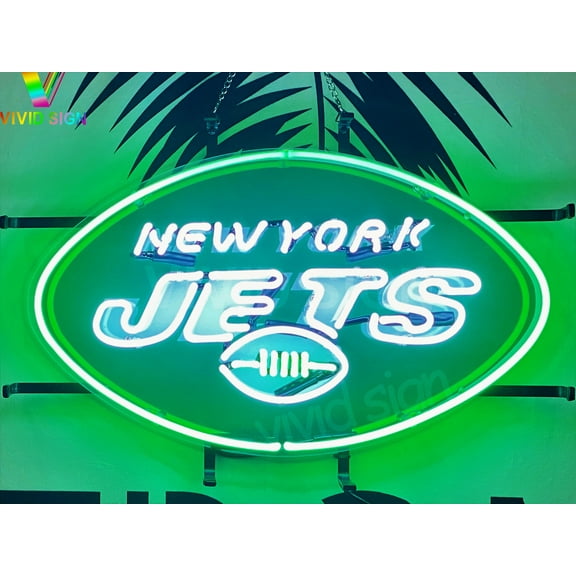 Queen Sense 20"x16" For New Yorks Sports Team Jets Neon Sign HD Vivid Printing Handmade Artwork Neon Light 120NYJLV2VVD