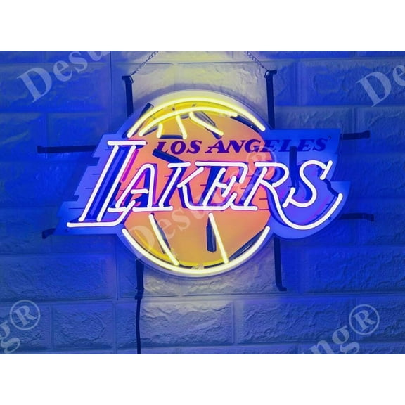Queen Sense 20"x16" Los Angeles Sports Team Laker Neon Sign HD Vivid Printing Handmade Artwork Neon Light 120LALLVVD