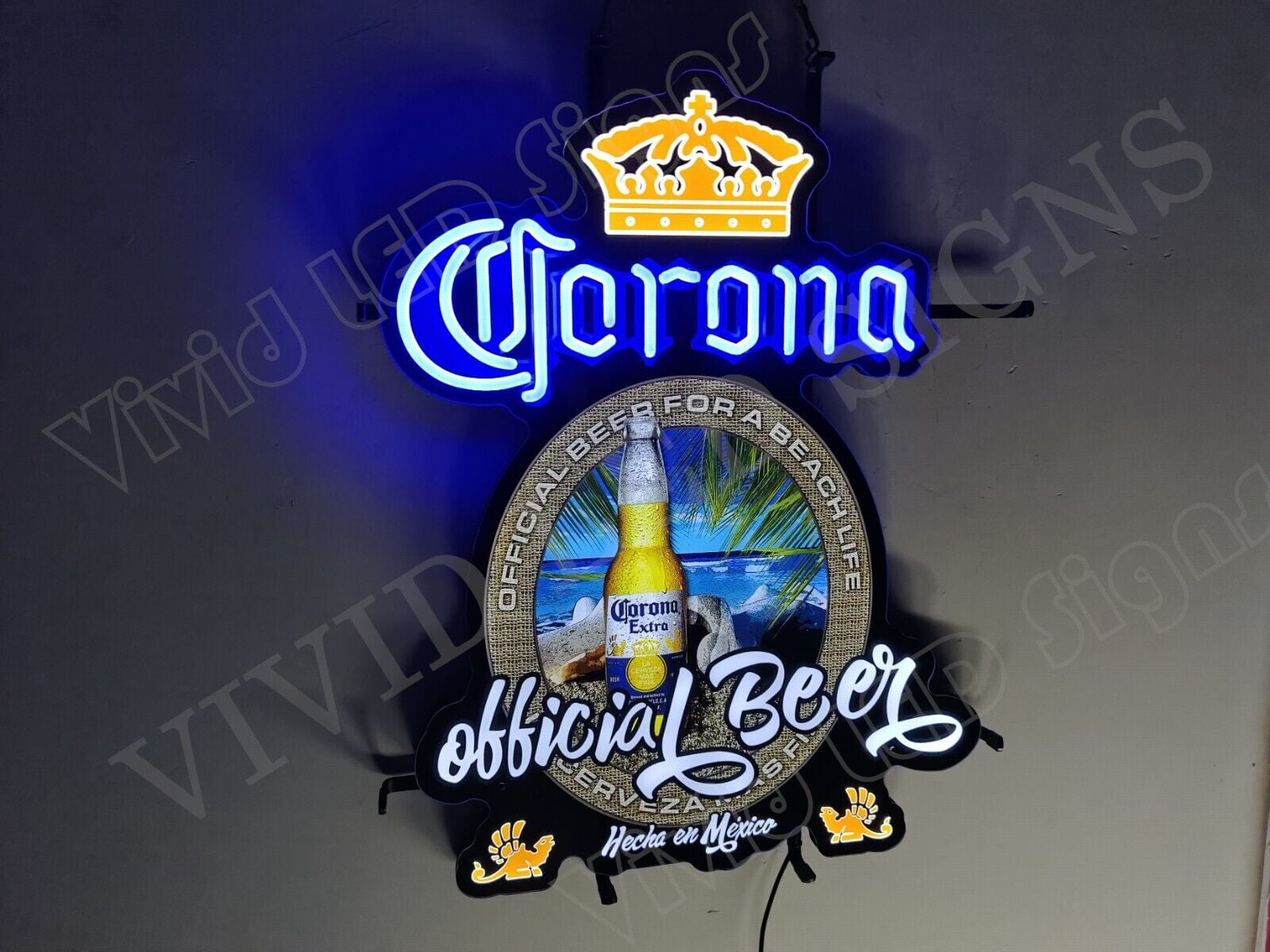 CORONA LIGHT オフ ザ ウォール LED サイン CA213608American Art 