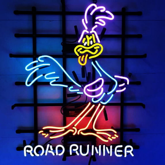 Queen Sense 24"x20" Custom Plymouth Road Runners Neon Sign Man Cave ...