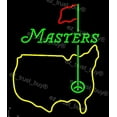 thumbnail image 1 of Queen Sense 24"x20" Masters Tournament Golf Neon Sign Man Cave Handmade Neon Light 124MTGL, 1 of 1