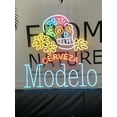 thumbnail image 1 of Queen Sense 24"x24" Cerveza Modelos Especial Sugar Skull LED Sign Light Wall Decor Party Night Lights Flex Neon Signs 124MECSFLED, 1 of 6