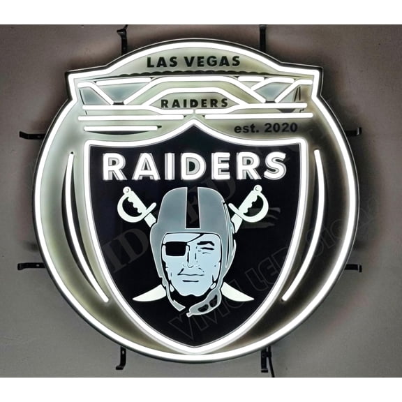 Queen Sense 24"x24" Custom For Las Vegas's Sports League Raiders Established 2020 LED Sign Light Neon Signs With Dimmer Party Home Wall Decor Lights W124LVRE2020VVD-XLED