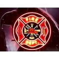 thumbnail image 1 of Queen Sense 24"x24" Firefighter Fire Department LED Sign Light Neon Signs With Dimmer Wall Decor Party Home Lights W124FDVVD-XLED, 1 of 1