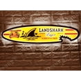 thumbnail image 1 of Queen Sense 32" Land Shark Landsharks Lager Surfboard 3D LED Sign Light Vivid Printing Tech Design Beer Bar Pub Wall Decor Artwork Lamp W132LSL-LED3D, 1 of 4