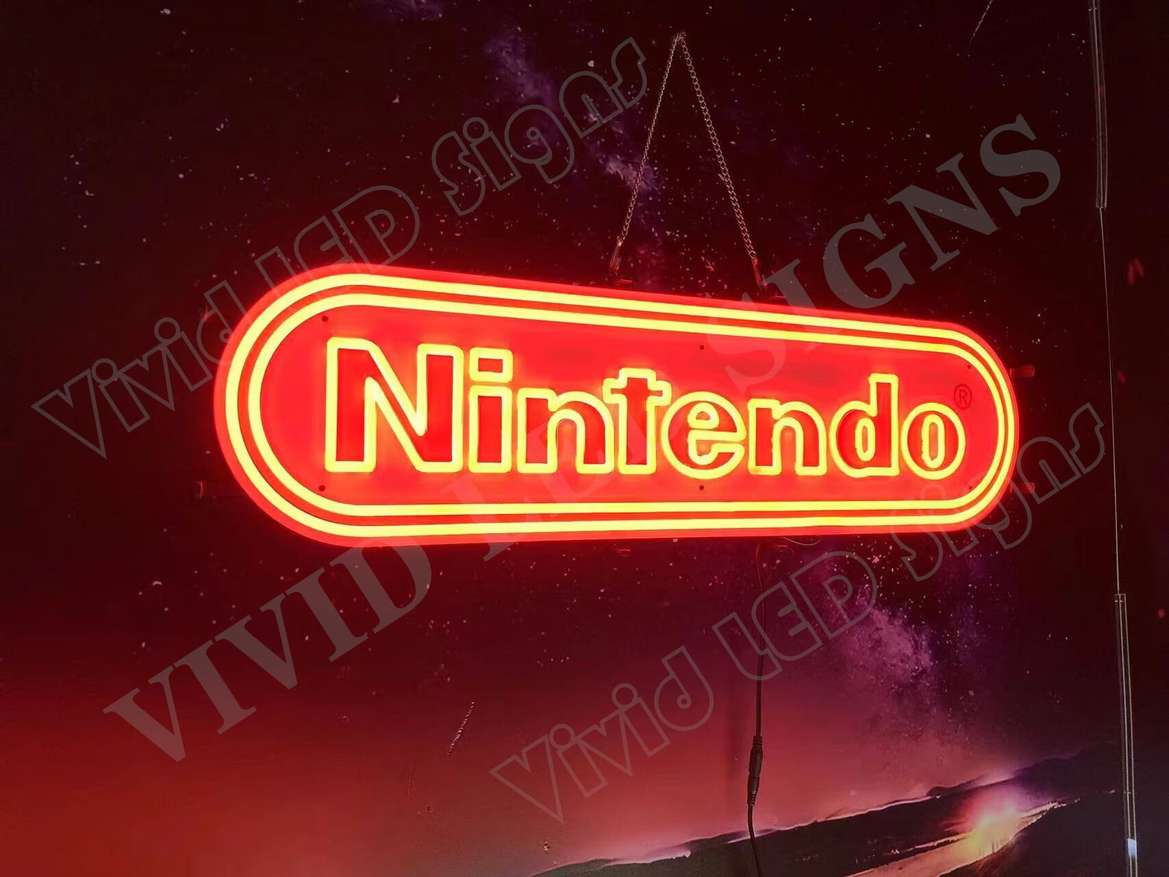 Fun Vivid Bright Nintendo good N64 3D Logo LED Night Light Game Room Wall Decoration