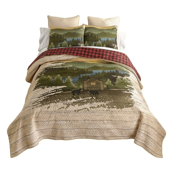 Donna Sharp Allegheny 3PC UCC Queen Quilt Set