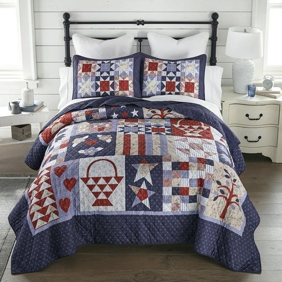 Your Lifestyle by Donna Sharp County Fair Lightweight Quilted Bedding Set