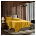 thumbnail image 1 of Queen Sheet Set - 4 Piece Bed Sheets for Queen Size Bed, Deep Pocket, Hotel Luxury, Extra Soft, Breathable and Cooling, Yellow Queen Size Sheets, 1 of 9