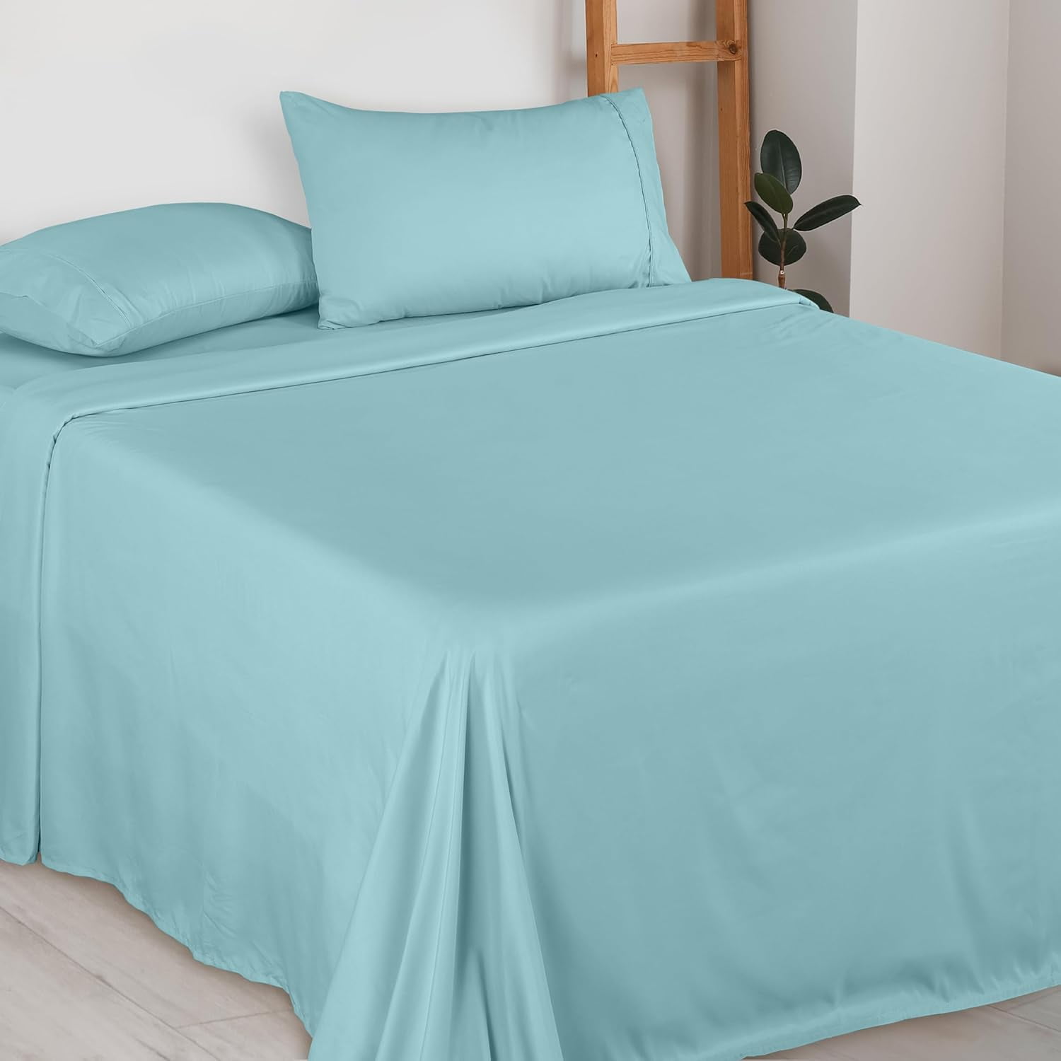 Queen Sheet Set Brushed Microfiber Soft Bed Sheets for Queen Size